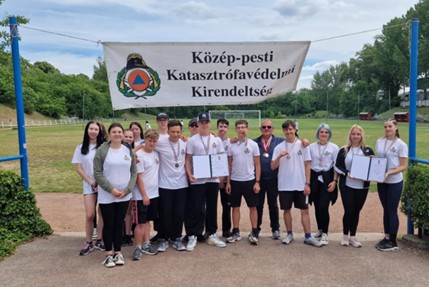 MÁSODIK ÉS HARMADIK HELY A KATASZTRÓFAVÉDELMI VERSENYEN